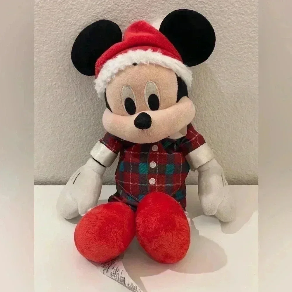 Disney Store Christmas Holiday Mickey Mouse Collectable Plush‎ Decoration
